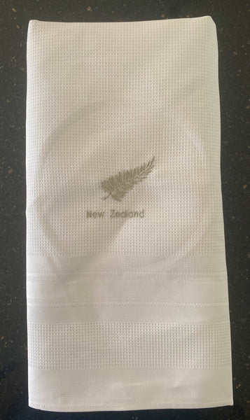 NZ Fern Embroidered Hand Towe4l  KO24S Each