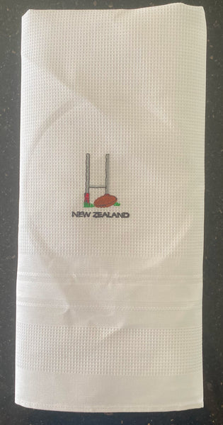 NZ Rugby Embroidered Cotton Handtowel  KO24S