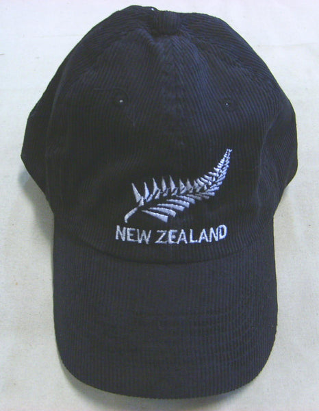 NZ Fern Cap in Black 748-6 Each