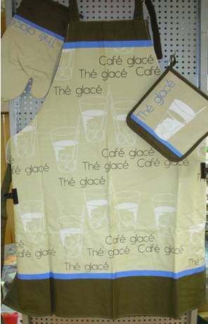 Apron Set KO26-3 Cafe  per Set