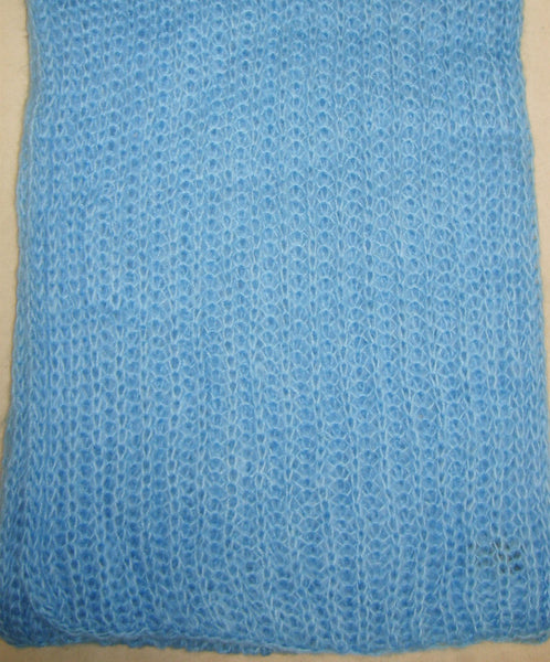 Ladies Loose Knit Scarf R34 Blue  Each