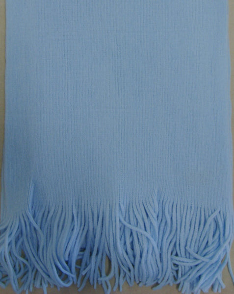 Ladies Soft Knit Scarf R8 Blue  Each