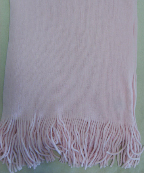 Ladies Soft Knit Scarf R8 Pink  Each